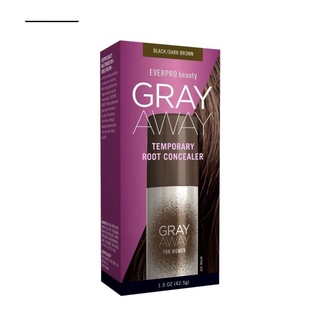 Xịt che tóc bạc tạm thời everpro grey away, đen / nâu đậm, 42.5g