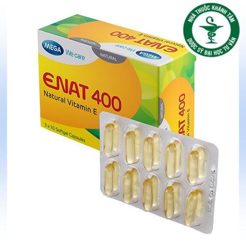 Natural Vitamin E 400 Mega We care - Enat 400 helenngocshop