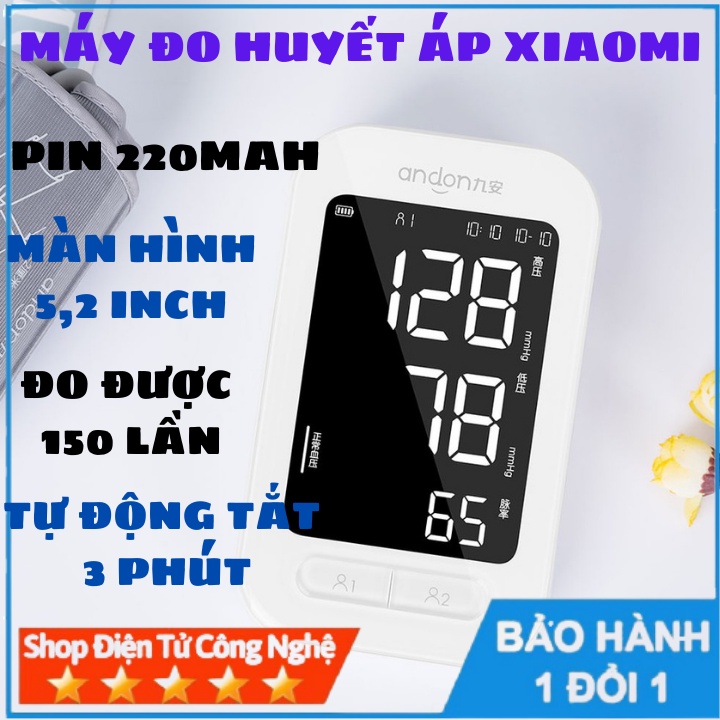 Máy đo huyết áp Xiaomi Andon KD-5907- kết nối qua app Mihome