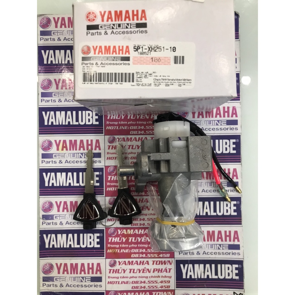 Bộ ổ khóa NOUVO 4 zin chính hãng yamaha