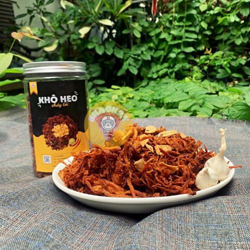 Khô Heo Cháy Tỏi Khô Heo Cay Ngon 250G - SNACKAT | BigBuy360 - bigbuy360.vn