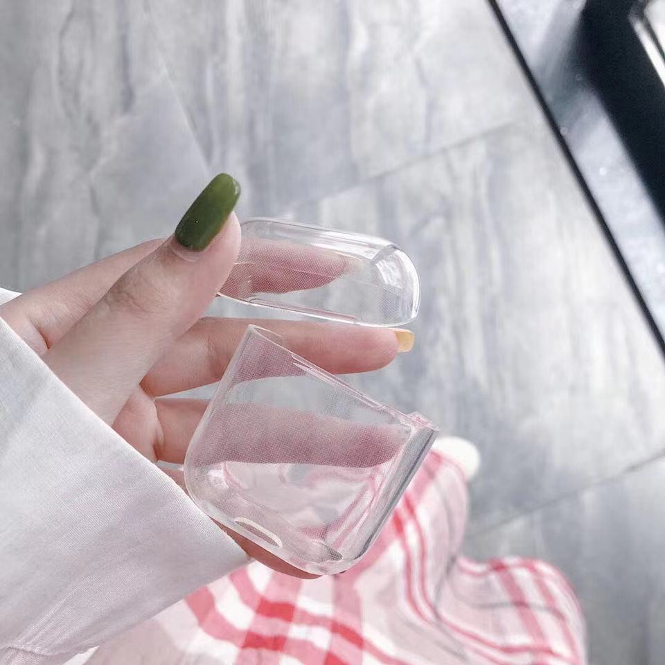 Vỏ Bảo Vệ Hộp Sạc Tai Nghe compatible fo airpPods 3 Pro 1/2 gen Pro Bằng Silicon Dẻo Thiết Kế Đơn Giản Thời Trang