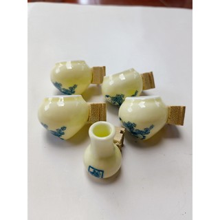 Cóng chim khuyên chất liệu gốm sứ cao cấp họa tiết siêu đẹp (Đủ bộ) - Combo 5 cóng sứ khuyên