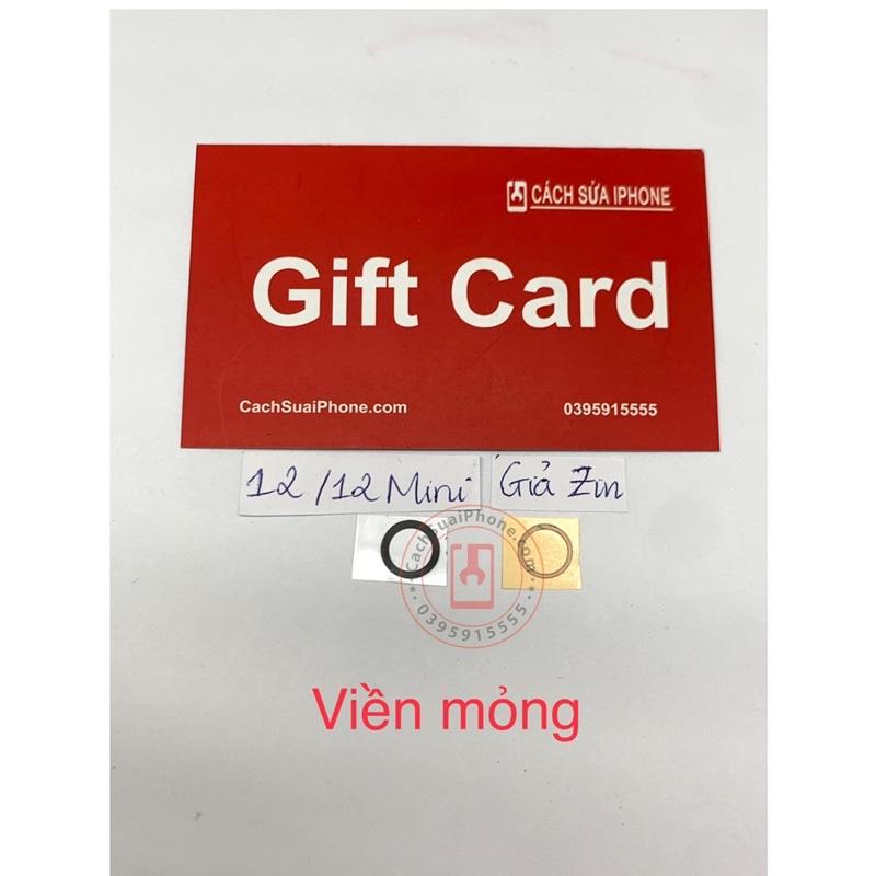 Kính Camera Sau 12 12 Mini tương thích điện thoại 12 12 Mini Táo