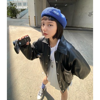 ÁO KHOÁC LEATHER JACKET BLACK