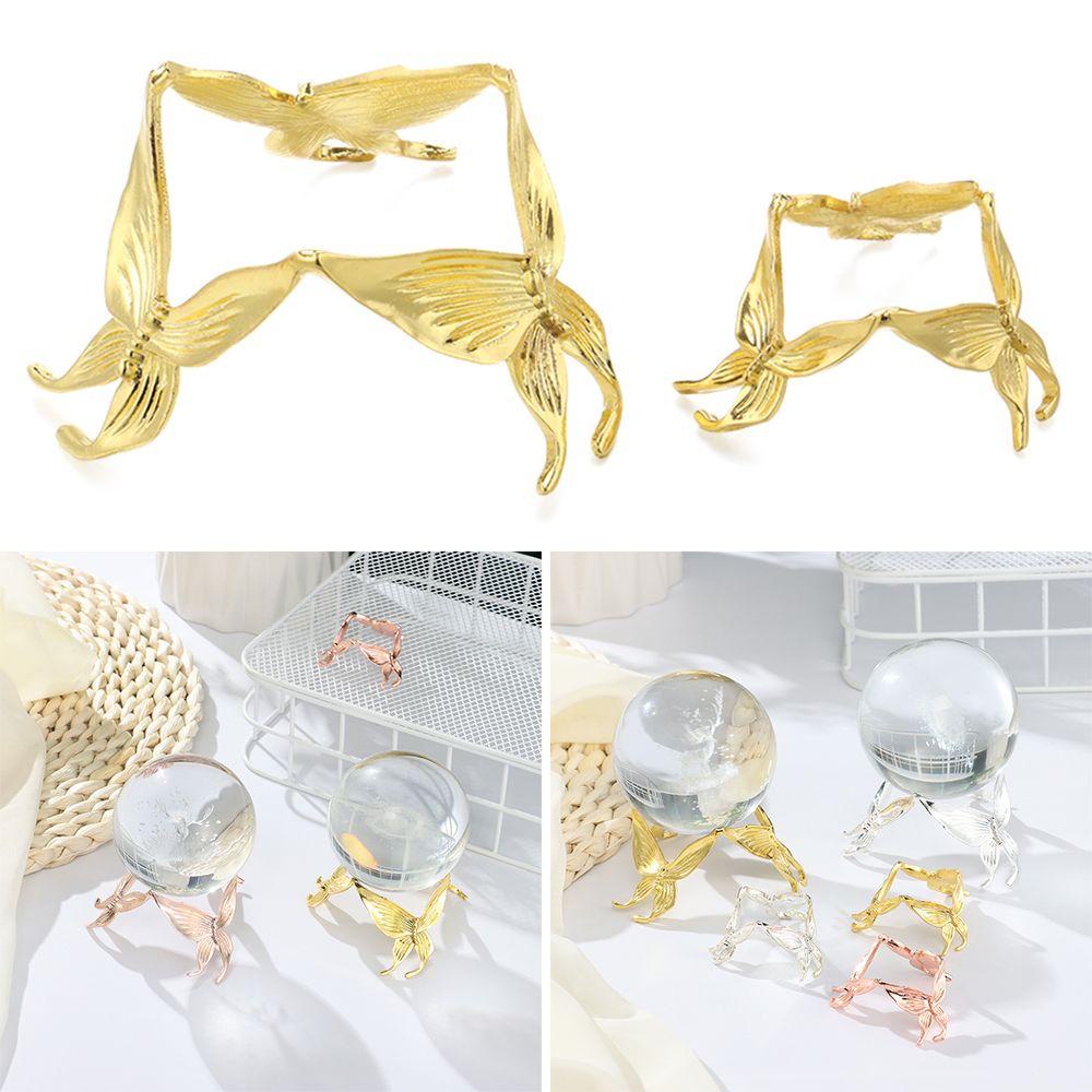 YOLA Giá Đỡ Trưng Bày Hình Cầu Họa Tiết Bươm Bướm Bằng Kim Loại Độc Đáo