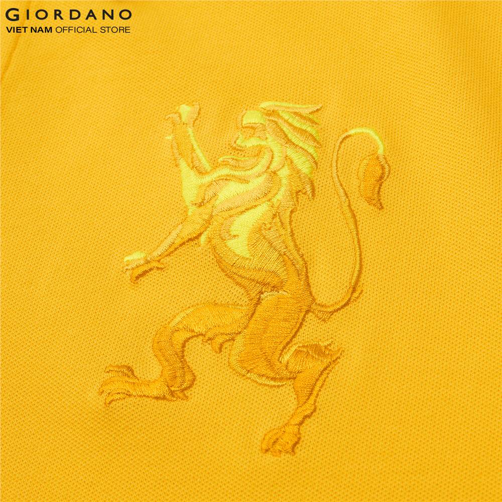 Áo Thun Có Cổ Nam Logo Lion Giordano 01010222