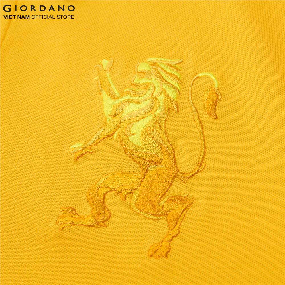 Áo Thun Có Cổ Nam Logo Lion Giordano 01010222