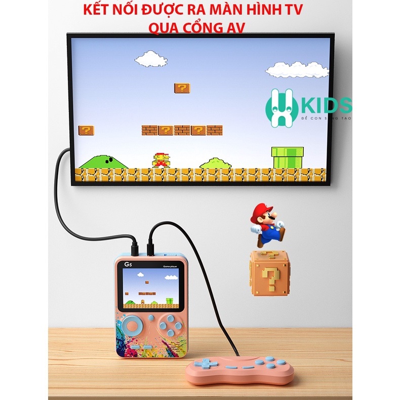 Máy Chơi Game Cầm Tay G5 Máy Chơi Game 500 Trò Chơi Tuổi Thơ 2 Người Sử Dụng Kết Nối Tivi Âm Thanh Hình Ảnh Rõ Nét