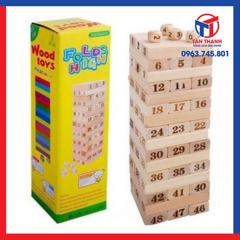 Bộ đồ chơi rút gỗ thông minh cho trẻ