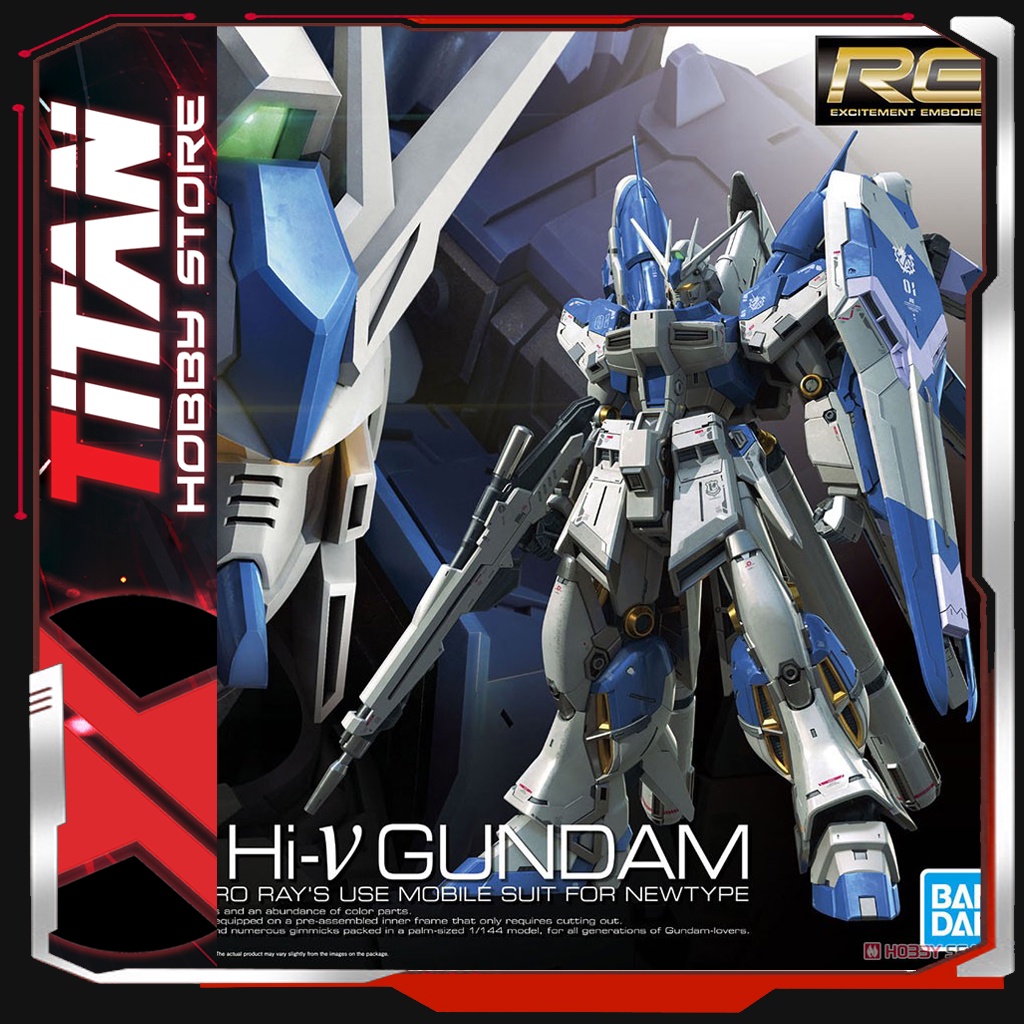 Mô hình lắp ráp Gunpla RG 1/144 RX-93-v2 Hi-Nu Gundam Bandai Japan