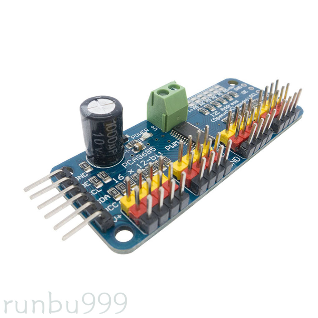 Mô Đun Điều Khiển Động Cơ Servo Pca9685 16 Ch 12-bit Pwm I2C Cho Arduinob