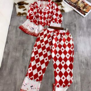 Đồ ngủ pijama lụa lá bài siêu cấp cute