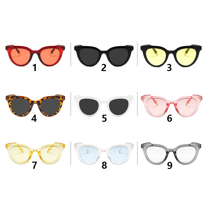 Kính mát UV400 kiểu mắt mèo thời trang Hàn Quốc sang trọng