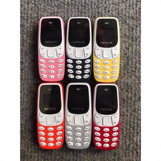 Điện thoai mini 2 sim siêu cute bán sỉ 7 màu: đỏ, vàng, cam, đen, xanh, hồng , xám | BigBuy360 - bigbuy360.vn