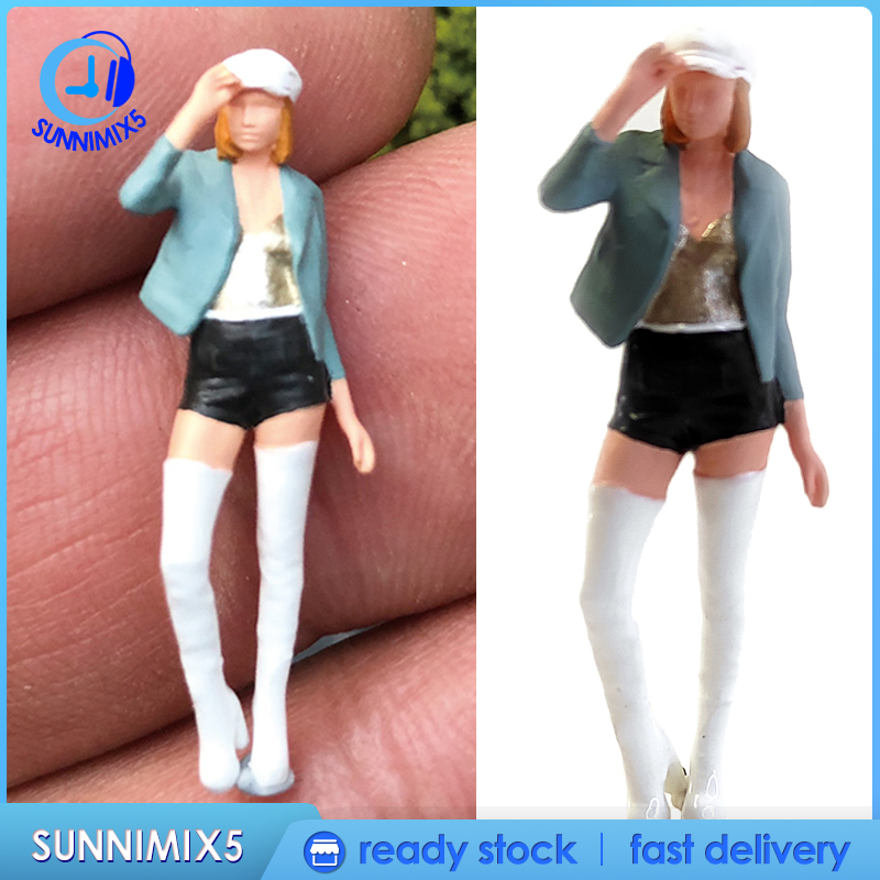 [Trend Technology]1:64th Figures Diorama Miniature Character Model for Micro Scene Decor, Resin Action Figure Model Figure Statue