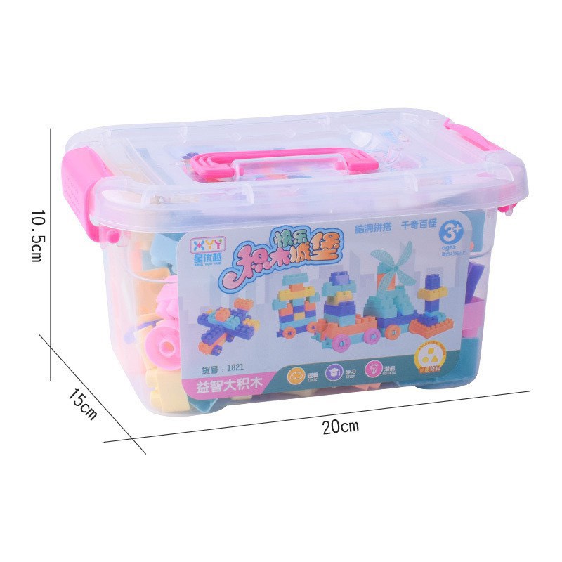 BỘ LẮP GHÉP LOGO MÀU CỰC HOT 80-100PCS CHO BÉ