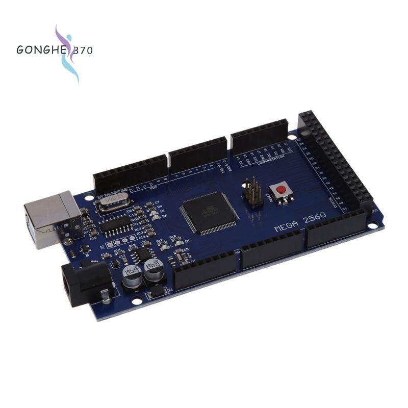 Bảng Mạch Điều Khiển Atmega2560 16au + Cáp Usb Cho Arduino Mega 2560 R3