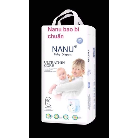 Tã/Bỉm NANU Xuất Nhật 50M/50L/50xl/50xxl/50xxxl