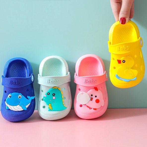 Dép Sục hình THÚ cho bé trai bé gái siêu nhẹ chống trơn trượt chính hãng - TD19