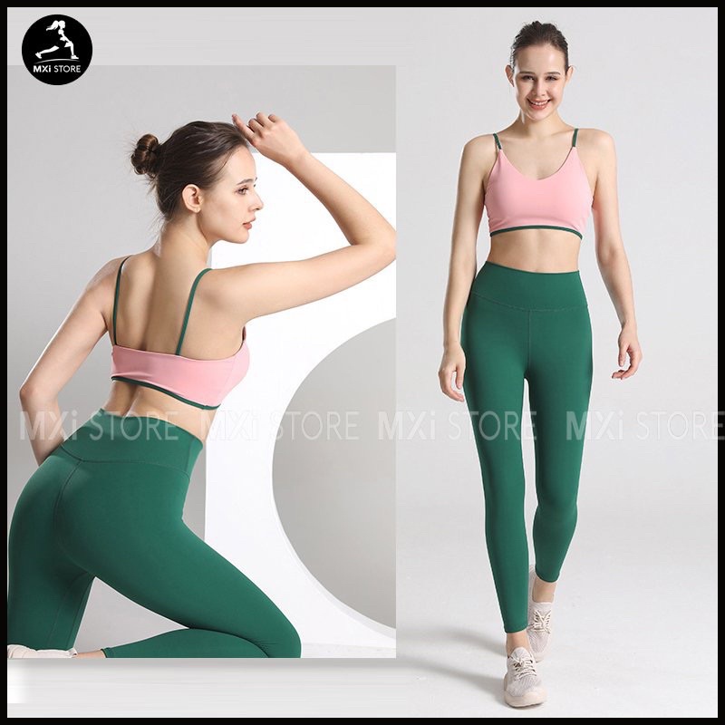 ĐỒ TẬP GYM-YOGA HỒNG XANH