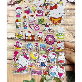bảng Sticker dán Hello Kitty nổi 3D/ hình dán HELLO kitty