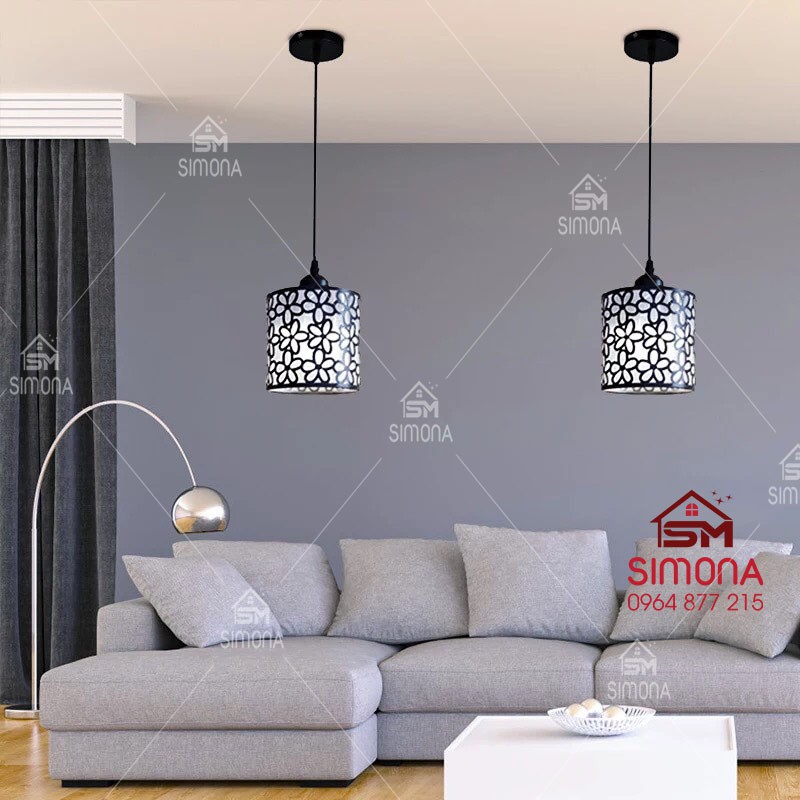 Bộ 03 Đèn thả hoa Văn DT 0156