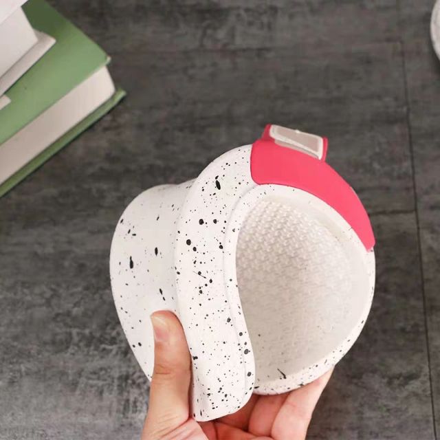 Xả hàng - Dép 2 quai ngang gắn khóa đế vẩy sơn đen, dép lê nữ, dép đi trong nhà 3L02