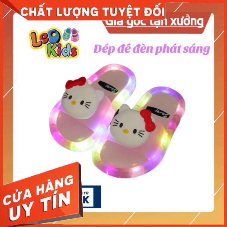 [ Chính hãng ] Dép Cho Bé Hoạt Hình Cartoon 3D Ringo store Đế Đèn Led Phát Sáng