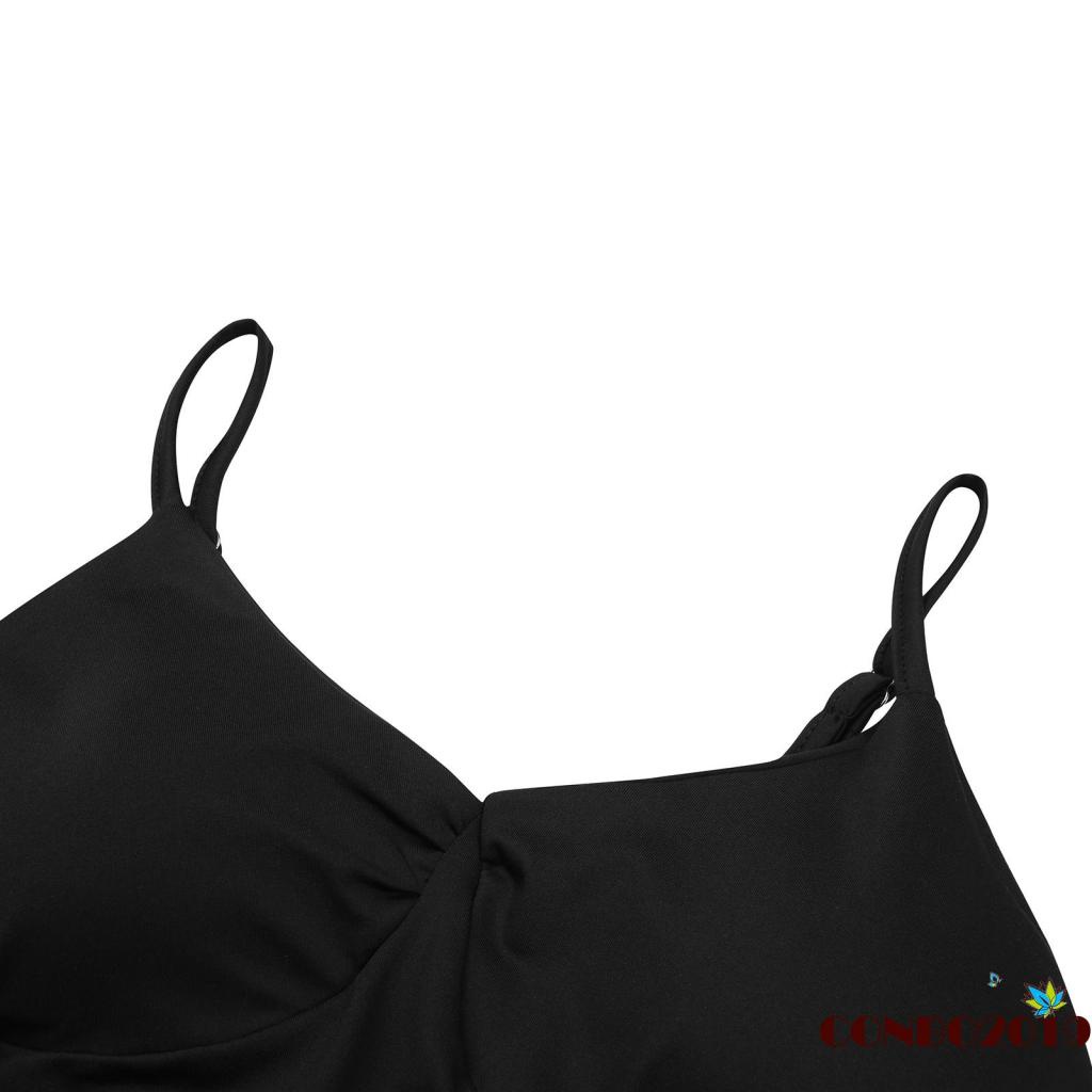 Đầm Không Tay Dáng Ôm Màu Trơn Thời Trang Mùa Hè Dành Cho Nữ