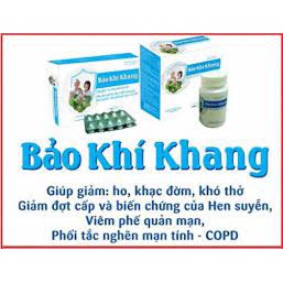 Bảo Khí Khang H20v Tăng cường sức khỏe hệ hô hấp/ Bao Khi Khang