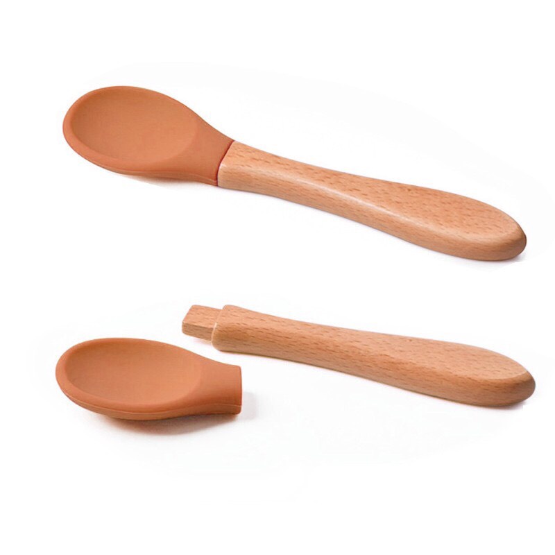 Set bát chén ăn muỗng và yếm ăn 3 món bằng Silicon xuất hàn có đế hít chống đổ tiện lợi chống thấm nước cho bé ăn dặm