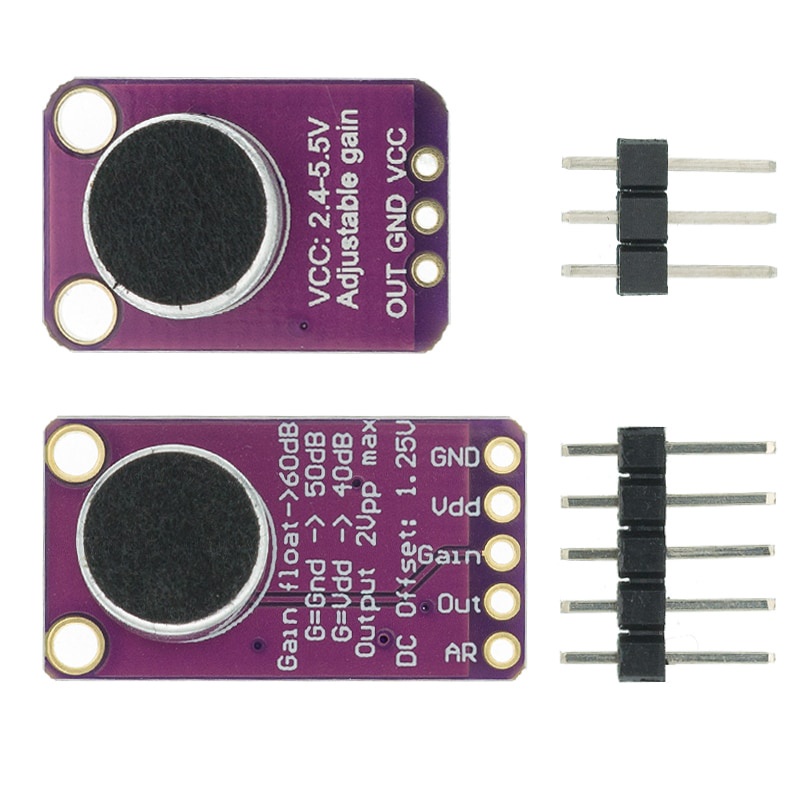 Mô Đun Khuếch Đại Âm Thanh Micro MAX4466 MAX9814