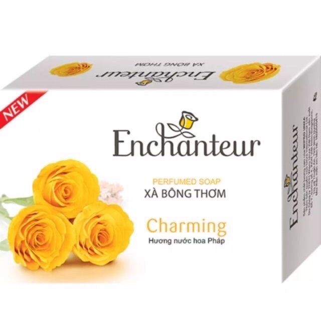 Xà bông cục Enchanteur màu vàng