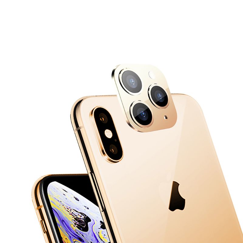 Khung Kim Loại Bảo Vệ Camera Cho Điện Thoại Iphone 11 Pro X