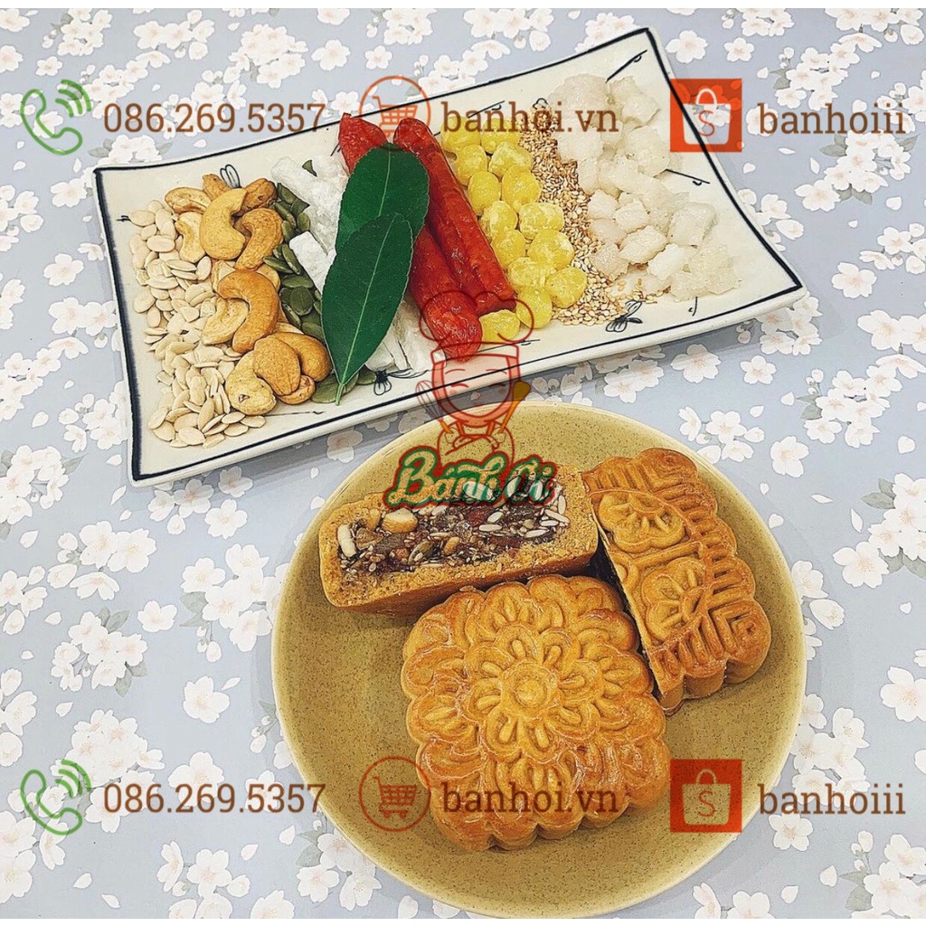 Nguyên liệu nhân bánh trung thu thập cẩm