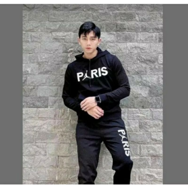 Bộ Nỉ Nam - Đồ bộ nam thể thao Neymar cao cấp thu đông - Set đồ bộ nam mặc nhà chất nỉ có mũ dài tay hot