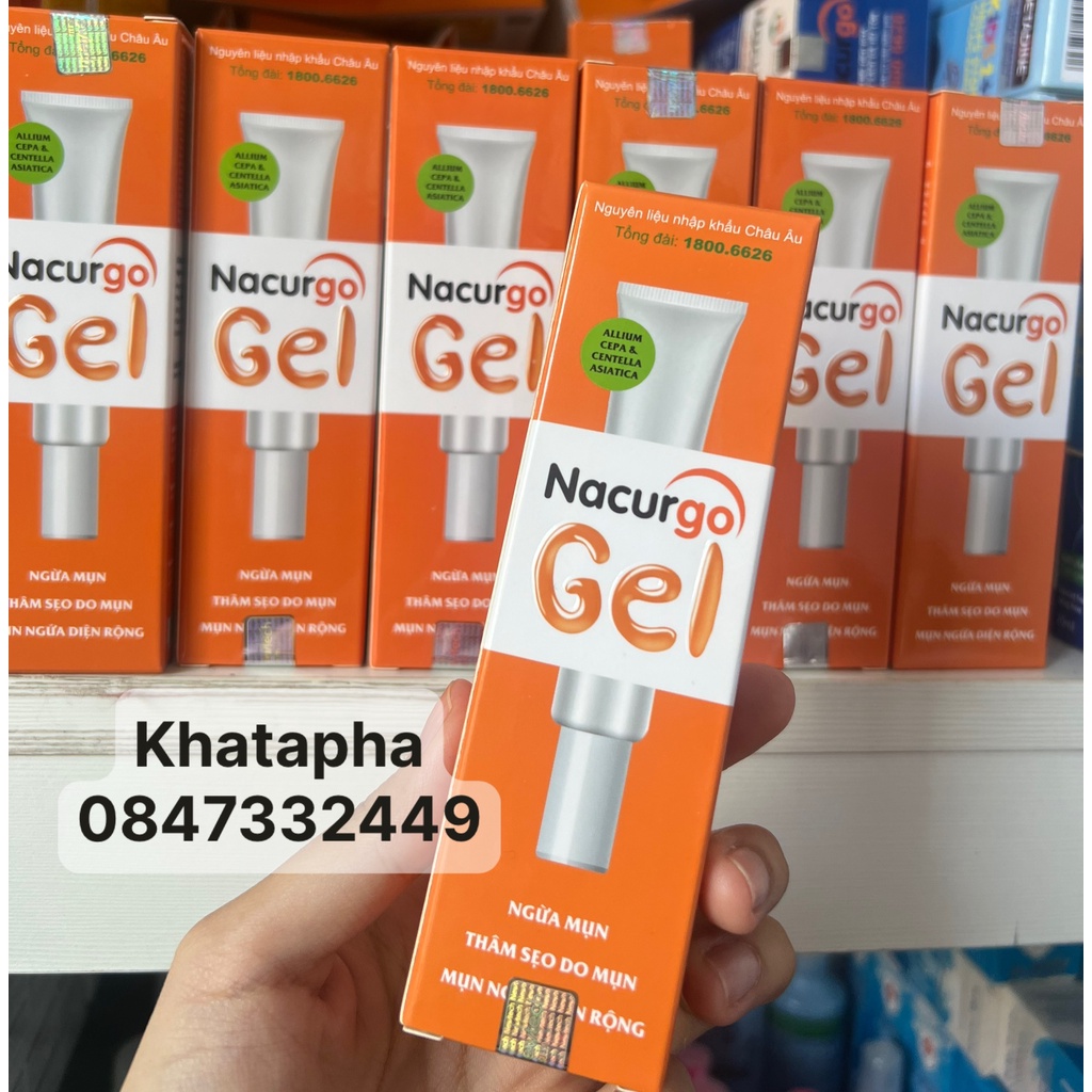 Nacurgo gel 20g - Cho làn da sáng mịn đều màu