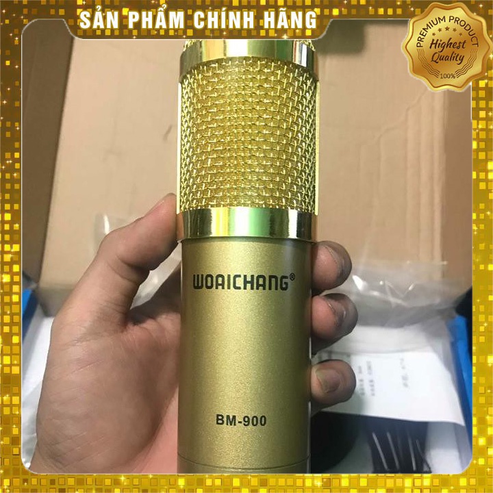 [Mã ELHACE giảm 4% đơn 300K] Mic Thu Âm Livestream Woaichang BM900