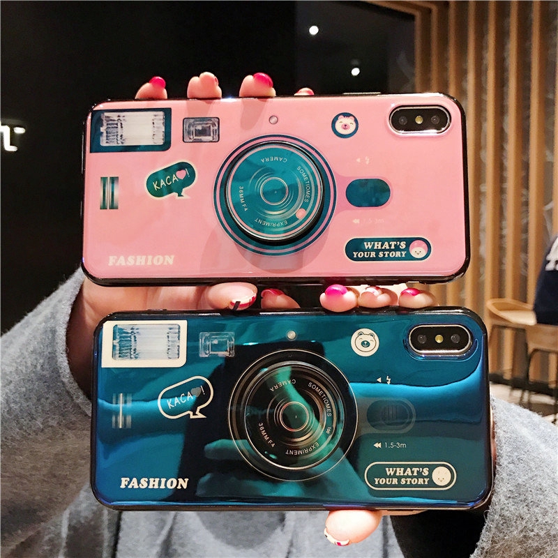 Ốp điện thoại hình máy ảnh độc đáo cho Oppo A53 2020 Realme C2 3 3 2 Pro F11 Pro F11 C1 2 U11 A7 Reno 10x zoom  3 A3S F7 A79 F5 A73 F3 R17 Pro | BigBuy360 - bigbuy360.vn