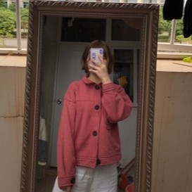 (Hàng Đẹp)Ảnh thật 7 hình cuối-HC210.Áo khoác dạ len kẻ ngắn thu đông Hàn Quốc | BigBuy360 - bigbuy360.vn