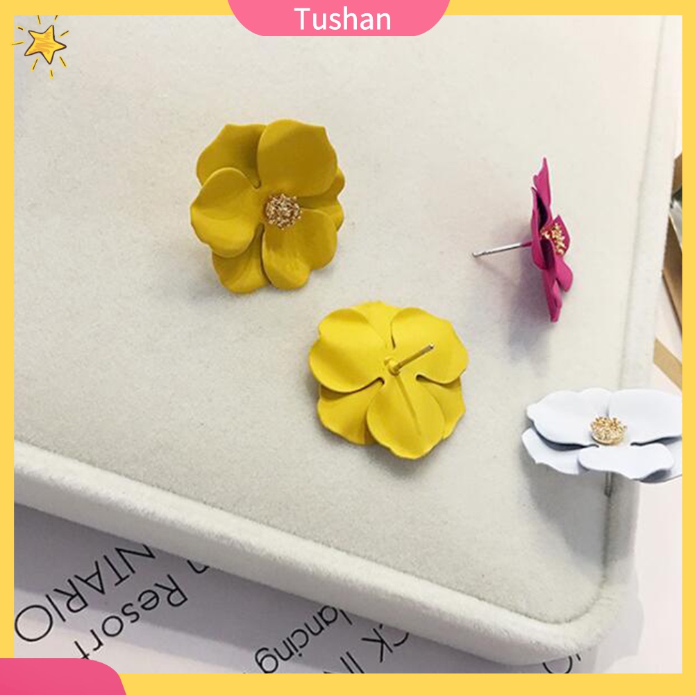 Khuyên tai nữ hình bông hoa thời trang