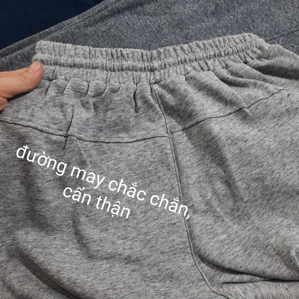 Quần Nỉ Nữ Bo Gấu Thu Đông, Chất Da Cua Dày Dặn Không Xù Lông QN005