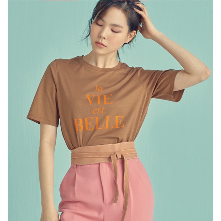 HÀNG XUẤT XỊN - ÁO THUN COTTON MÀU NÂU XUẤT KHẨU