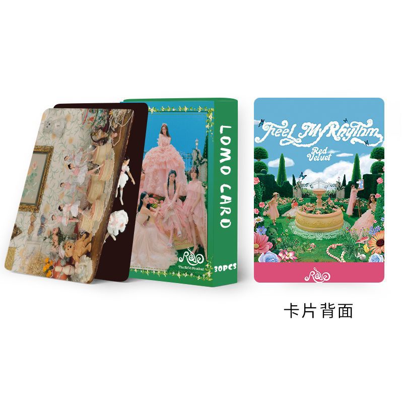 Hộp 30 Ảnh Lomo Card Nhóm Nhạc Red Velvet 2022