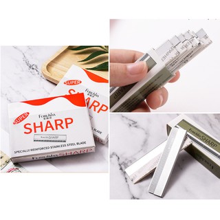 Hộp 10 dao cạo lông mày Sharp Nhật Bản