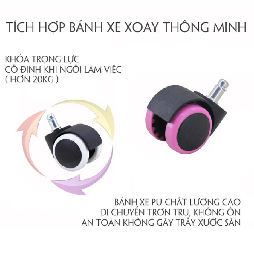 [Tặng thảm chống trượt ] Ghế ngồi học chống gù lưng cho bé - Lưng lưới thoáng khí, bánh xe trọng lực, thay đổi chiều cao | BigBuy360 - bigbuy360.vn