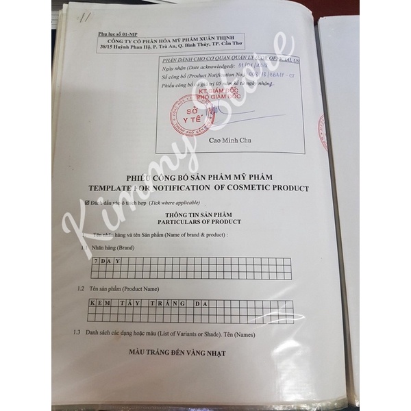 lẻ 1 hộp 100g tẩy trắng 7day ( 7 day )