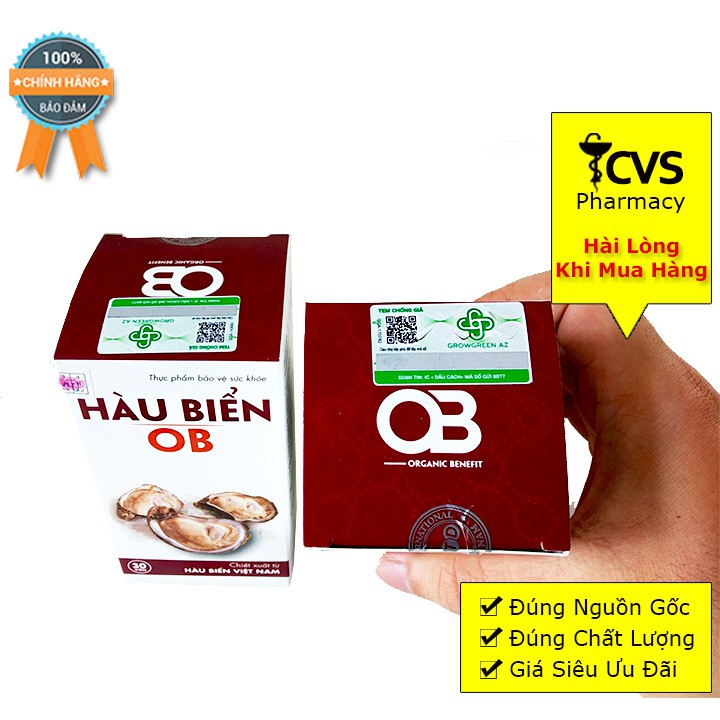 Tinh Hàu Biển OB Tăng Cường Sinh Lý Nam 30 Viên