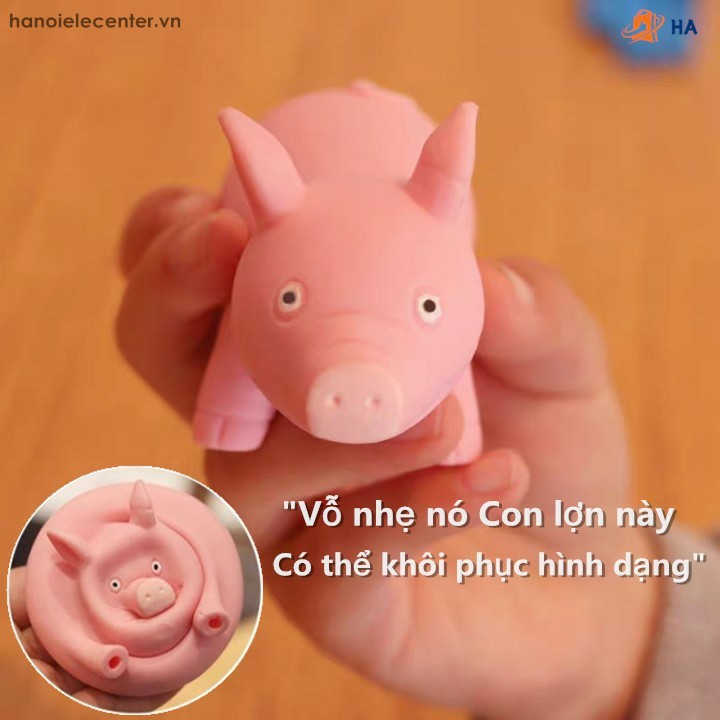 Con Heo Đồ Chơi Xả StressFREESHIP XTRAĐồ Chơi Con Lợn Con Heo Dẻo Lợn Heo Xinh Hồng Dễ Thương Giúp Xả Stress, Thư Giãn